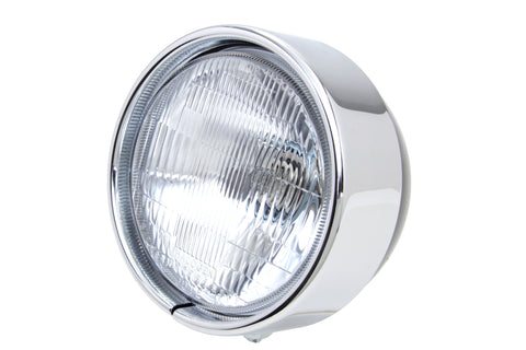 5-3/4 inch Headlamp Chrome Frenched Trim Ring - V-Twin Mfg.