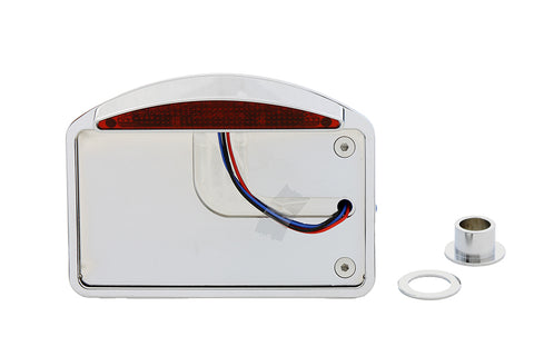 Chrome Slice LED Horizontal Tail Lamp Assembly - V-Twin Mfg.