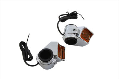 Chrome Marker Lamp Kit Single Filament - V-Twin Mfg.