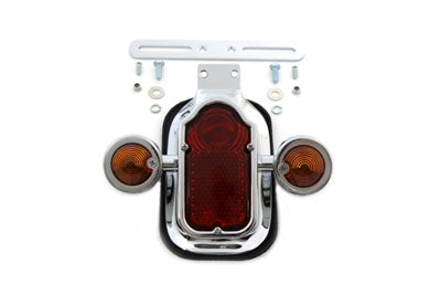 Chrome Tombstone Tail Lamp Assembly - V-Twin Mfg.