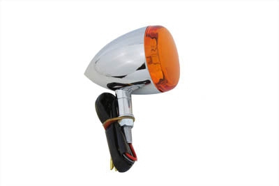 Chrome Front Torpedo Style Turn Signal - V-Twin Mfg.