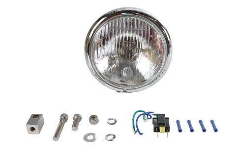 5-3/4 inch Headlamp Assembly Teardrop Style - V-Twin Mfg.