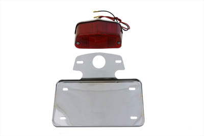 Tail Lamp and License Plate Set Lucas Style - V-Twin Mfg.