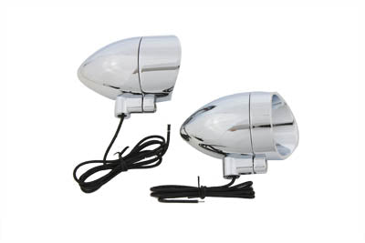 Torpedo Marker Lamp Set with 35 Watt Bulb - V-Twin Mfg.