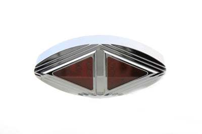 Spike Style Chrome LED License Plate Lamp - V-Twin Mfg.