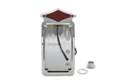 Diamond LED Tail Lamp Assembly Vertical Curved Style - V-Twin Mfg.