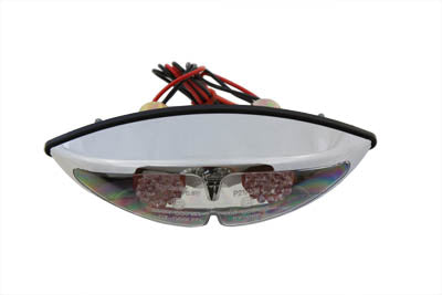 Chrome ABS Big Eye LED Tail Lamp - V-Twin Mfg.