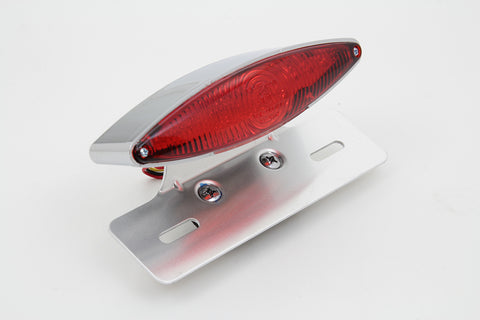 Chrome Snake Eye Fender Mount LED Tail Lamp Kit - V-Twin Mfg.