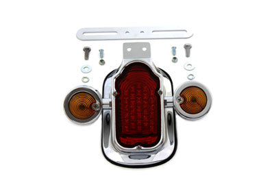 Tail Lamp Assembly Tombstone Style with Bullet Lamp - V-Twin Mfg.