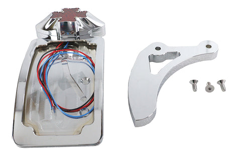 Chrome Maltese Tail Lamp Assembly - V-Twin Mfg.