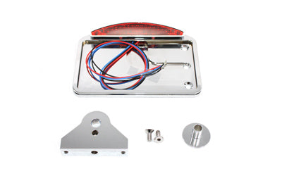 Chrome LED Slice Style Tail Lamp Assembly - V-Twin Mfg.