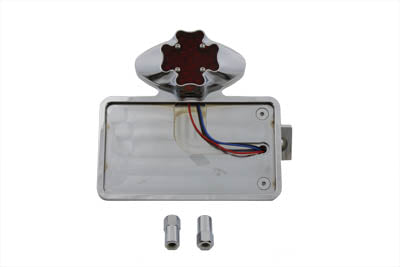 Chrome Horizontal LED Tail Lamp Kit Maltese Style - V-Twin Mfg.