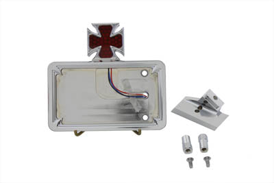 Chrome Horizontal LED Tail Lamp Kit Maltese Style - V-Twin Mfg.