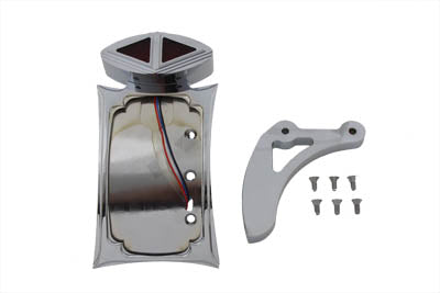 Chrome Curved Tail Lamp Kit Spike Type - V-Twin Mfg.