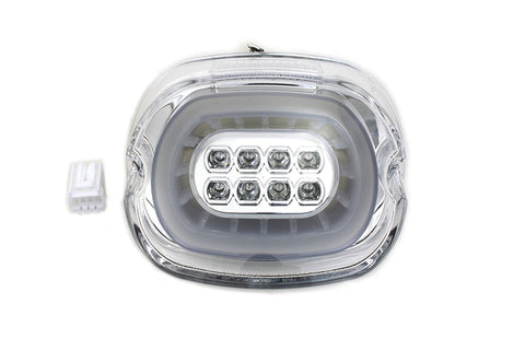 Lay Down LED Tail Lamp Clear - V-Twin Mfg.