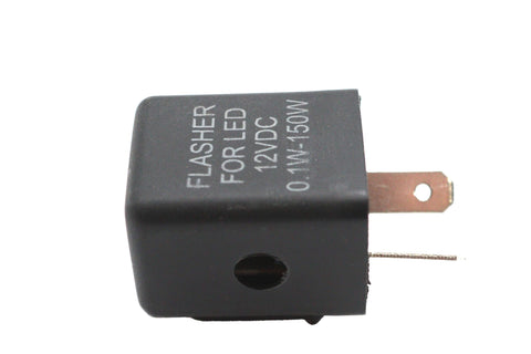 Round 12 Volt Solid State Turn Signal Flasher - V-Twin Mfg.