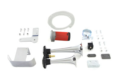Chrome Universal Air Horn Kit - V-Twin Mfg.