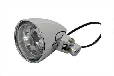 3-1/2 inch Round Headlamp Billet - V-Twin Mfg.