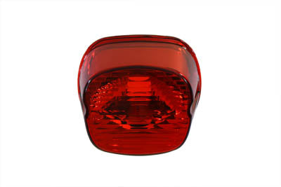 Tail Lamp Lens Laydown Style Red - V-Twin Mfg.