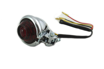 Chrome LED Bullet Style Tail Lamp Assembly - V-Twin Mfg.