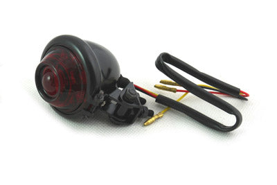 Black LED Bullet Style Tail Lamp Assembly - V-Twin Mfg.