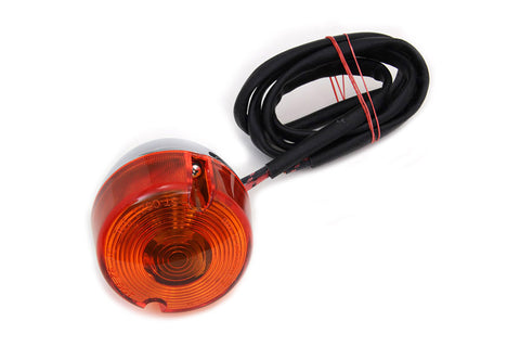 Dual Filament Turn Signal Chrome - V-Twin Mfg.