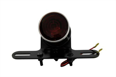 Black 2 inch Round Tail Lamp - V-Twin Mfg.