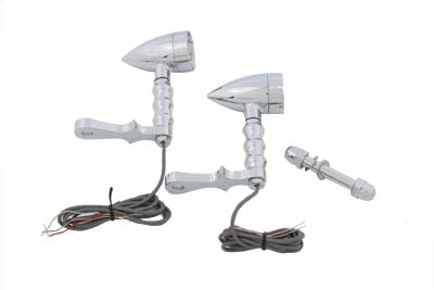 Turn Signal Set Bullet Amber - V-Twin Mfg.