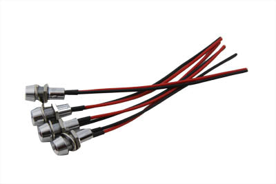 LED Indicator Lamp Set Red - V-Twin Mfg.