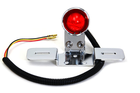 Chrome Universal LED Tail Lamp Assembly - V-Twin Mfg.