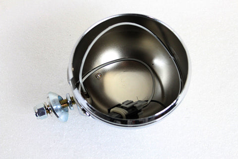 Chrome Spotlamp Shell and Wire Kit - V-Twin Mfg.
