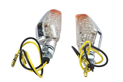 Evil Eye Marker Lamp Set with Clear Lens - V-Twin Mfg.