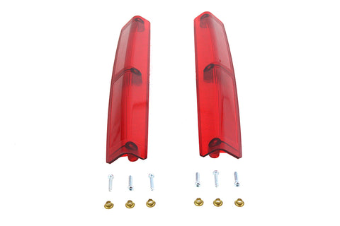 Tour Pak Red Side Marker Lamp Lens Set - V-Twin Mfg.
