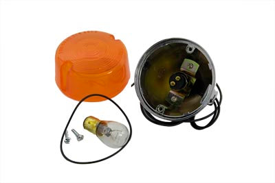Chrome Turn Signal Assembly Front Right or Left - V-Twin Mfg.
