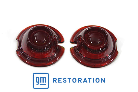 Replica Guide Bullet Marker Lamp Set Red - V-Twin Mfg.