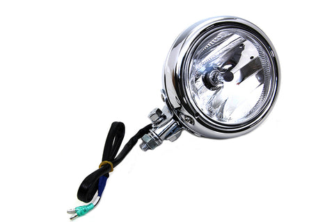Diamond Cut H-3 Spotlamp with Clear Lens - V-Twin Mfg.