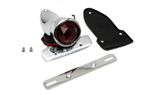 Bates Bobber Tail Lamp Assembly Chrome - V-Twin Mfg.