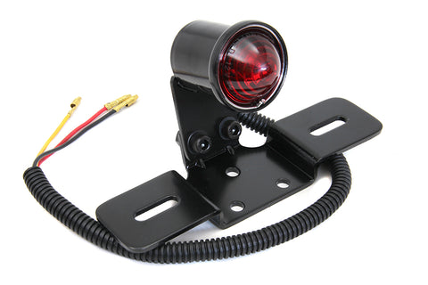 Black Round Tail Lamp - V-Twin Mfg.