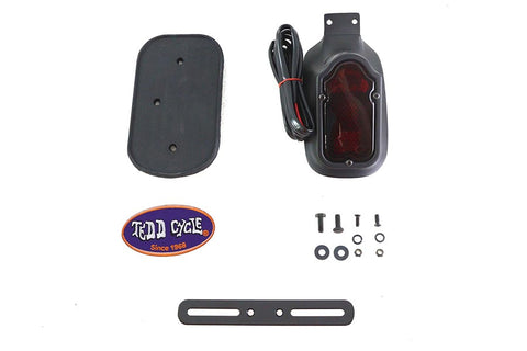 Tombstone Style Tail Lamp Assembly Matte Black - V-Twin Mfg.
