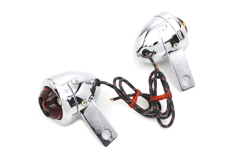 Replica Guide Signal Lamp Set Rear - V-Twin Mfg.