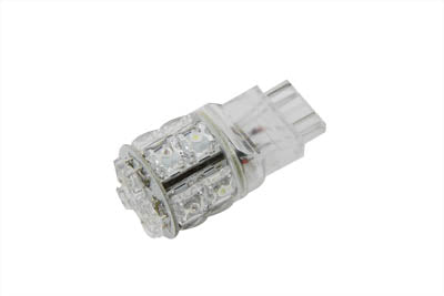 Super Flux LED Wedge Style Bulb Amber and White - V-Twin Mfg.