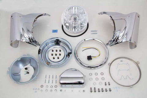Headlamp Cowl Kit Chrome - V-Twin Mfg.
