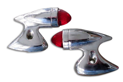 Gunner Style Marker Lamp Set - V-Twin Mfg.