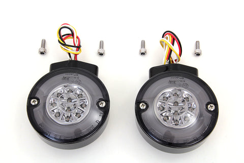 Black LED Turn Signal Combo Assembly Set - V-Twin Mfg.