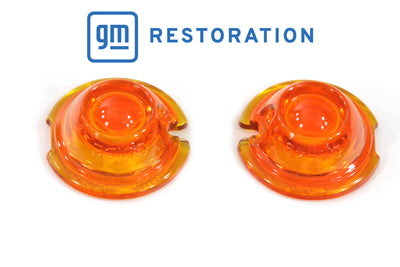 Replica Guide Bullet Marker Lamp Set Amber - V-Twin Mfg.