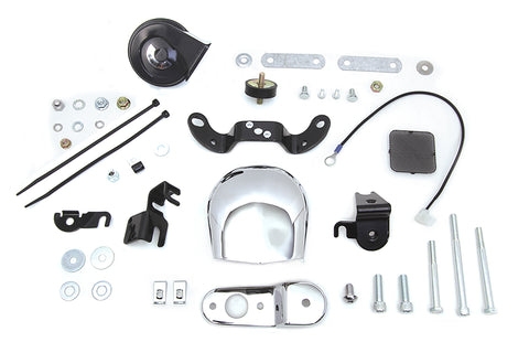 Softail and XL Chrome Horn Kit - V-Twin Mfg.