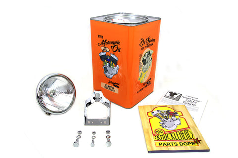 Spring Fork Headlamp Assembly Chrome - V-Twin Mfg.