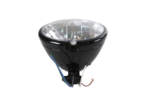 Spring Fork Style Headlamp Assembly Black - V-Twin Mfg.