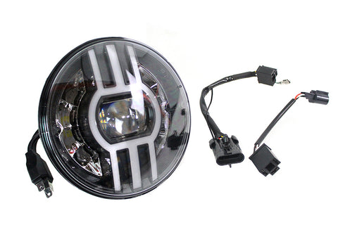 Cyron 7 inch Beast 2 Integrated Headlamp Black - V-Twin Mfg.