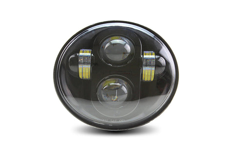 Cyron Urban 5-3/4 inch LED Headlamp Unit Black - V-Twin Mfg.